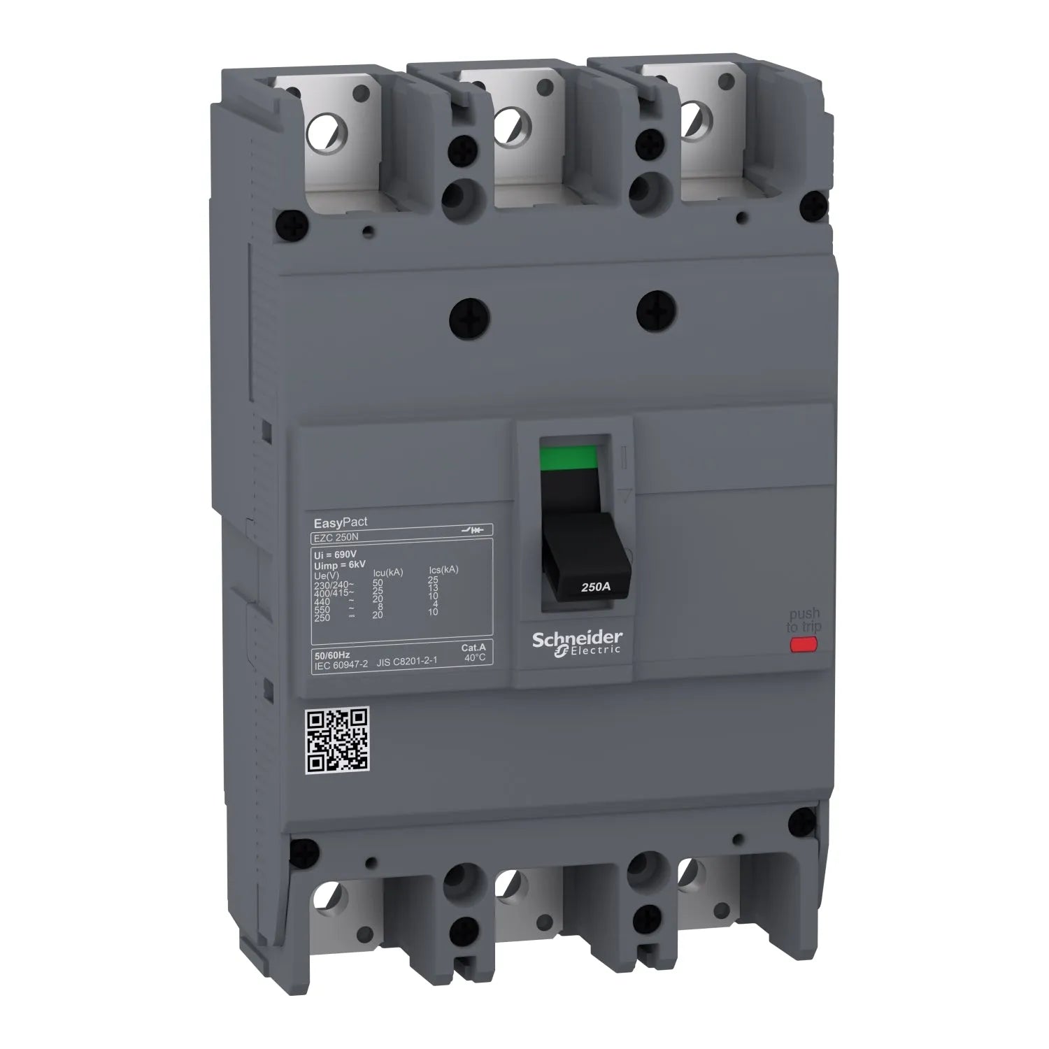 Schneider Electric Circuit Breaker EasyPact 3 Pole MCCB EZC100F 15, 20, 30, 40, 50, 60, 80 & 100 Amps 10 kA  Residential Buildings Industries. in Pakistan