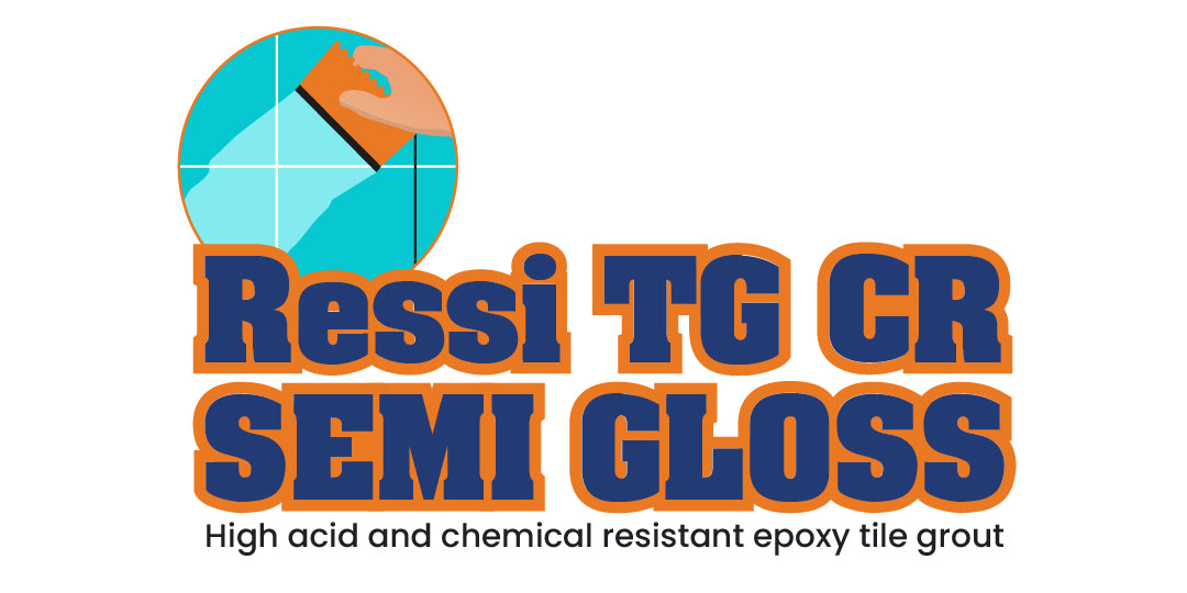 Ressi TG CR Semi Gloss High Acid Chemical Resistant Epoxy Tile Grout in Pakistan