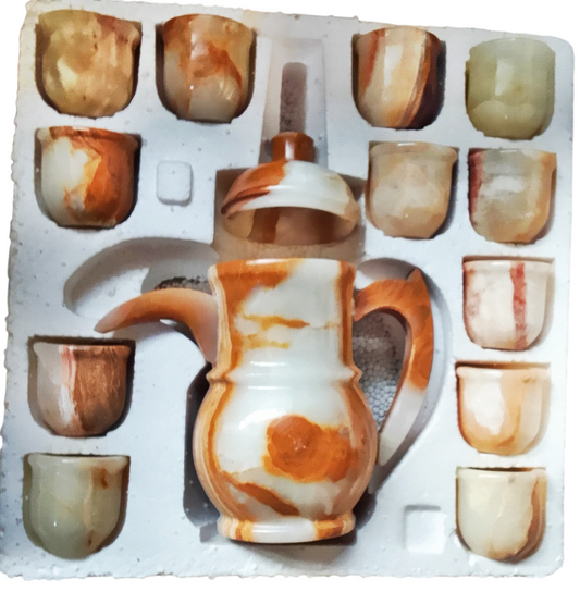 Marble Tea Set Kitchen Tea Set Classic Crockery in Pakistan