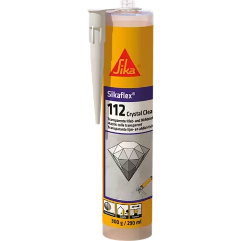 Sikaflex 112 Crystal Clear Adhesive 290 ml Multi Purpose Transparent Adhesive Bonding Sealing in Pakistan