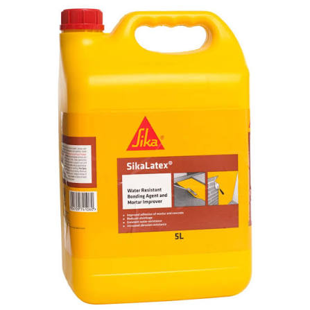 Sika Latex 5 Liter Admixture Cementitious Bonding Grouts Screeds in Pakistan