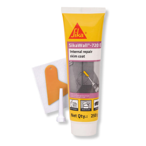 SikaWall®-720 E 250 g Quick Drying High Bond Repair Decoration Wall Potholes Small Cracks in Pakistan