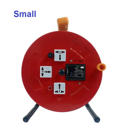 Clopal Empty Cable Reel Trolley 3500W Overload Switch Protection Capacity Small Medium Large  in Pakistan