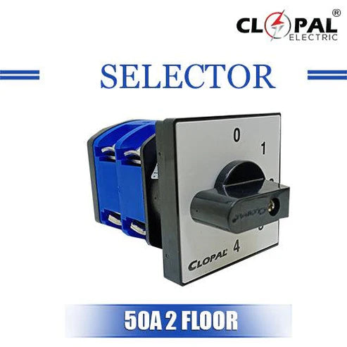 Clopal 50Amp 4 Phase Selector Switches Smale 4 Terminals in Pakistan