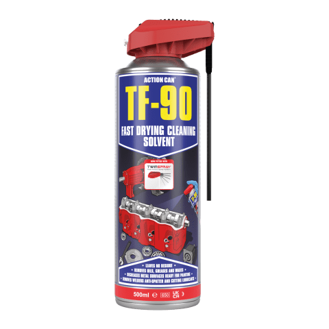 TF-90 Fast Drying Cleaning Solvent 500 ml Removes Oils Greases Waxes in Pakistan