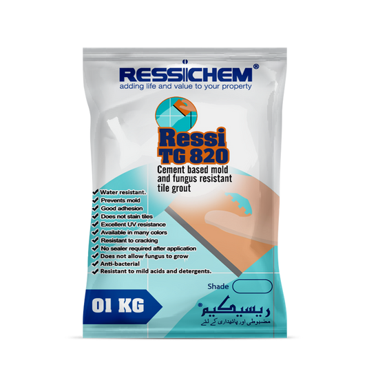 Ressichem Ressi TG 820 Tile Grout Water Resistant Internal  External Application Color Group 1 in Pakistan