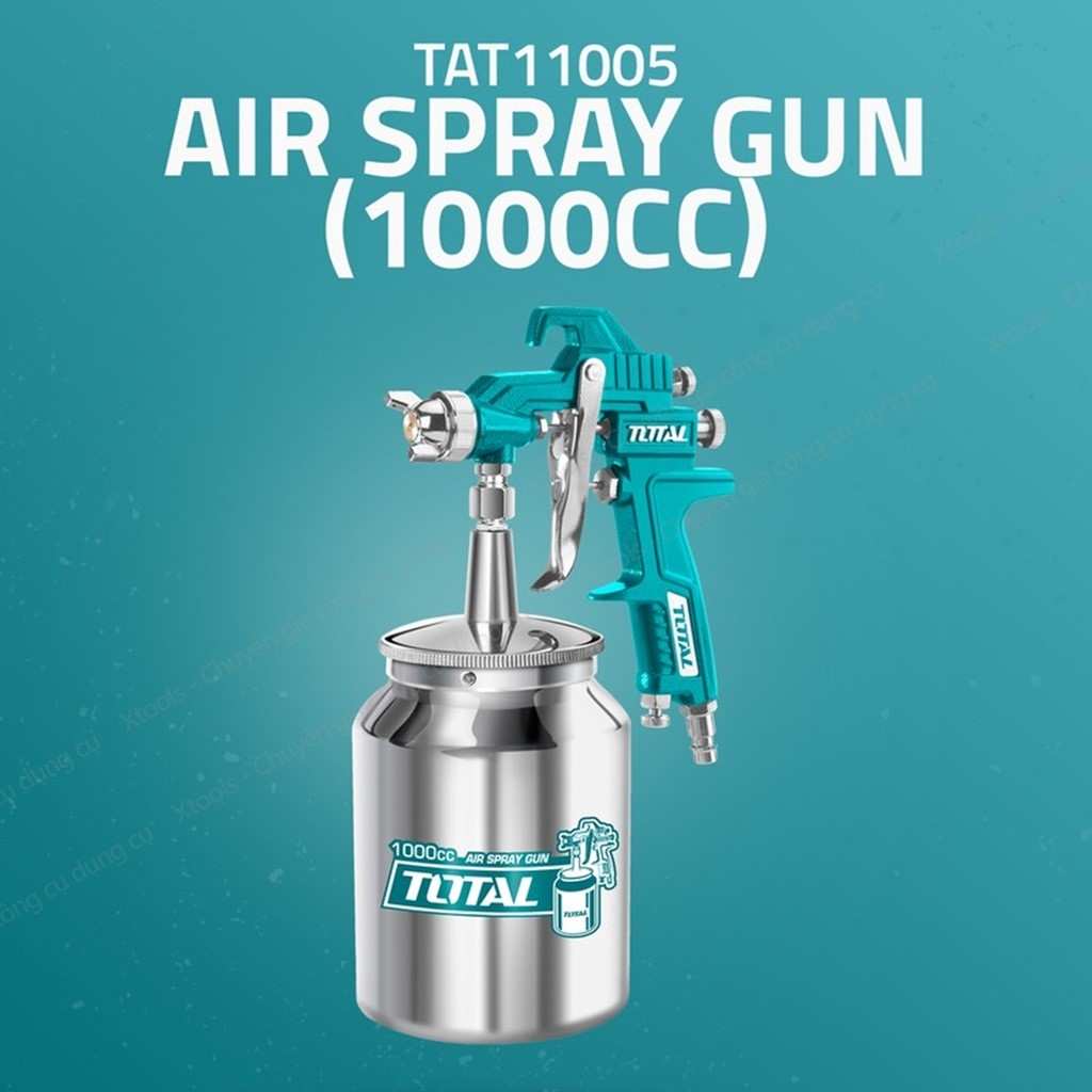 Total Air Spray Gun Base Coat Paint Capacity 1000 cc Standard Nozzle 1.8 mm Heavy Duty in Pakistan