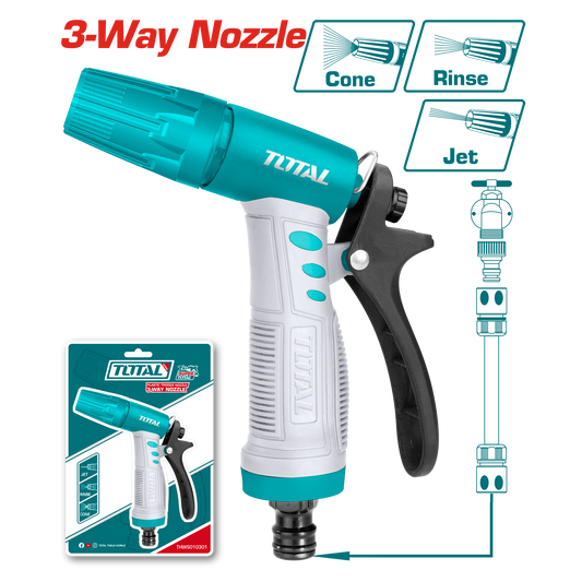 Total 3 Way Plastic Trigger Nozzle in Pakistan