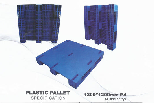 Plastic Pallet Plain Top Heavy Duty 4 Side Entry Standard 6000 kg in Pakistan