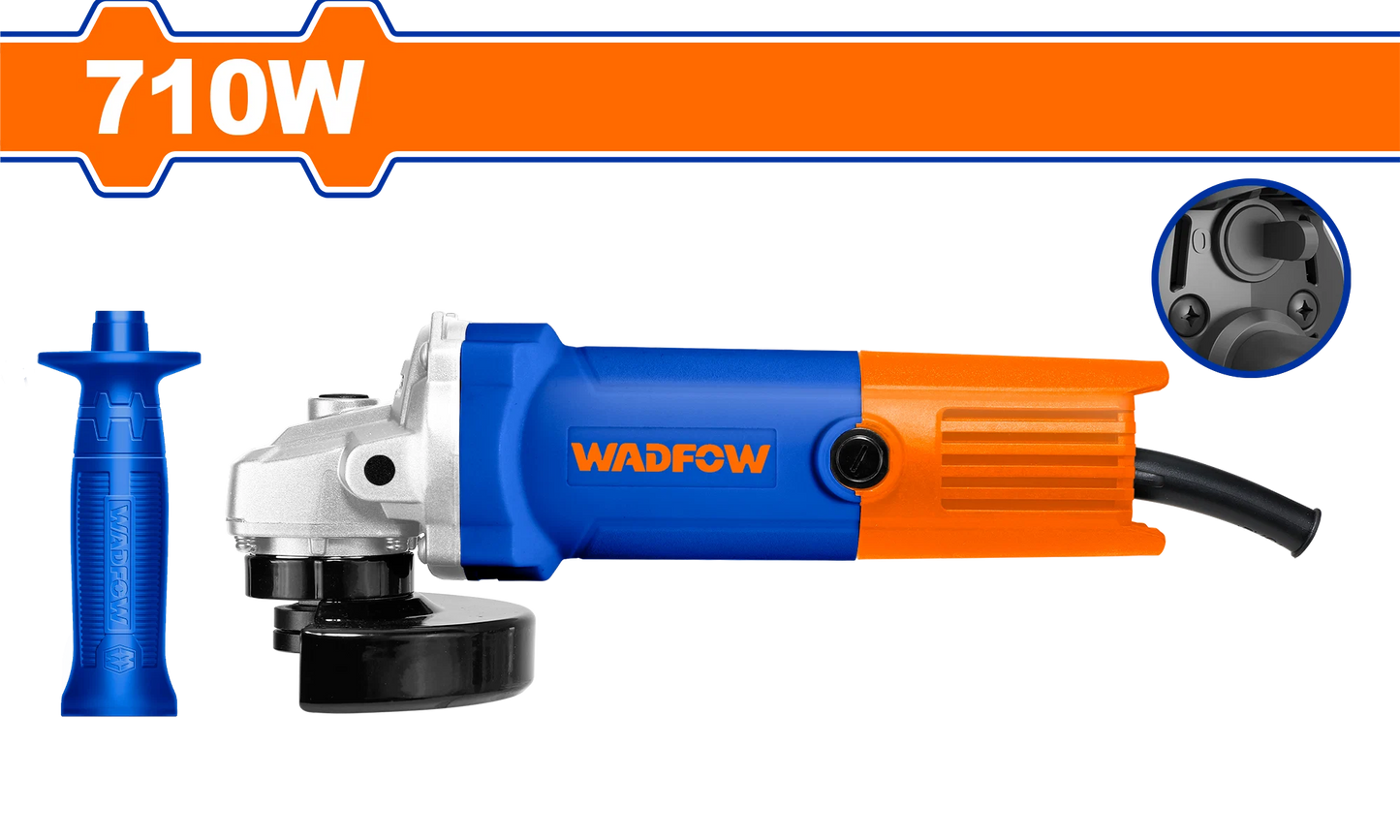 Wadfow Angle Grinder 4 Inch 100 mm 710W 12000 rpm Industrial Heavy Duty in Pakistan