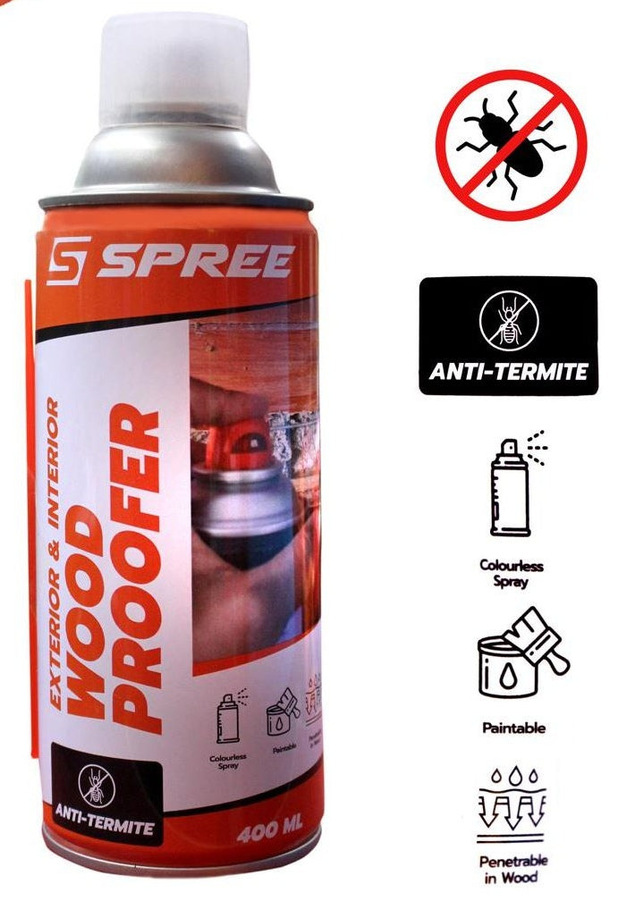 Spree Wood Proofer 400 ml Protect Wood Furniture Flooring Moisture Damage in Pakistan