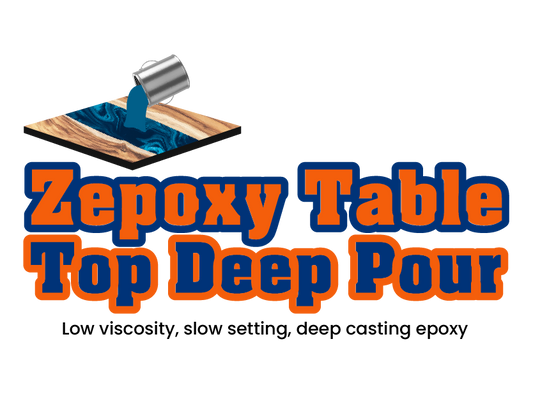 Zepoxy Tabletop Deep Pour Low Viscosity Slow Setting Deep Casting Epoxy in Pakistan