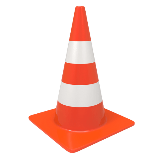 Traffic Cone Night Time Visibility 18 Inch Environmentally Friendly in Pakistan - Pakistan Power Tool 